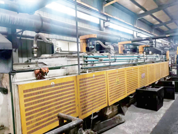 Mesh belt furnace
